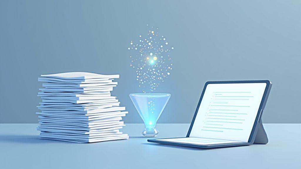 How to Turn a Two Hundred Page PDF Into a Clear Summary Using AI and Read Only What Matters